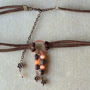 Leather choker