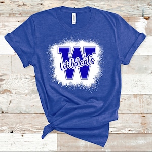 Wildcats W Blue T-Shirt, Bleach Wildcats W Shirt, Wildcats T-Shirt