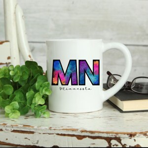 Minnesota Mug, MN Coffee Cup, Minnesota Gift, Minnesota 11 oz Mug