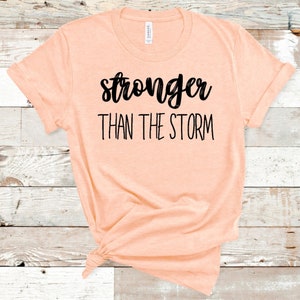 Stronger Than The Strom T-Shirt, Strom Shirt, Stronger Tee, Faithful Tee