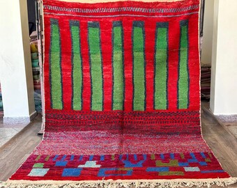 Moroccan Berber rug-Beni ourain rug- all wool berber rug-Custom area rug- handmade rug- Genuine lamb wool- Berber wool rug-Custom Home Decor
