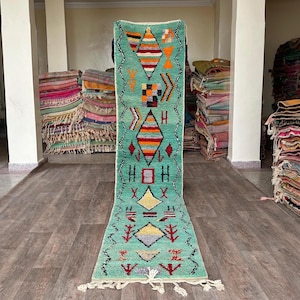 Vintage custom runner rug, moroccan runner rug, runner for kitchen, runner entryway, Berber runner rug, authentic Berber rug, runner rug
