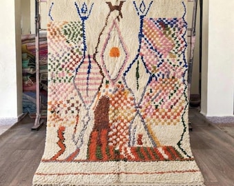 Custom Moroccan Berber Rug, Handwoven Wool Carpet, Made to Order Tribal Rug,Personalized Boho Area Rug,Custom Size Atlas Mountain Home Decor