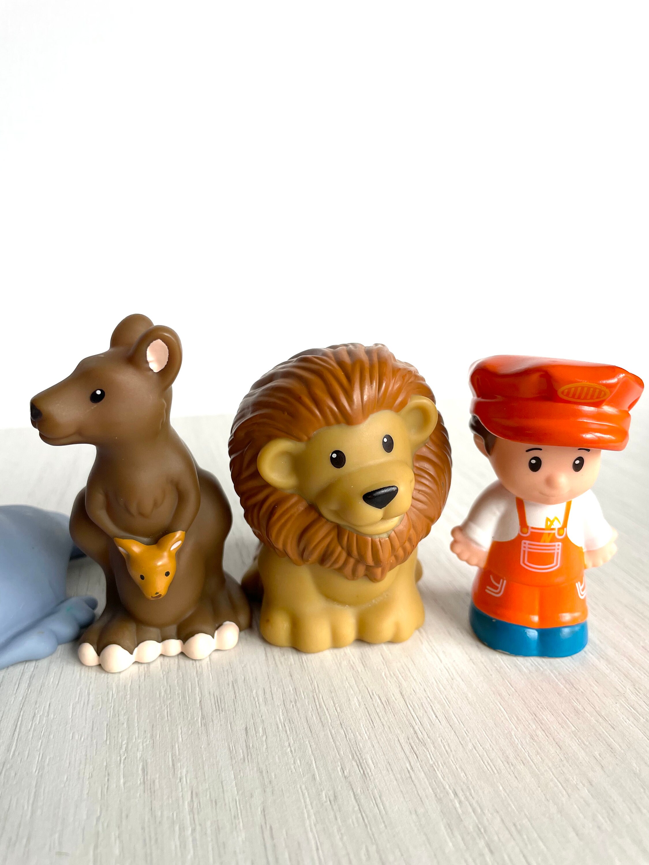 Little People Zoo Animals: Gorilla, Monkey, Seal, Kangaroo and Joey ...
