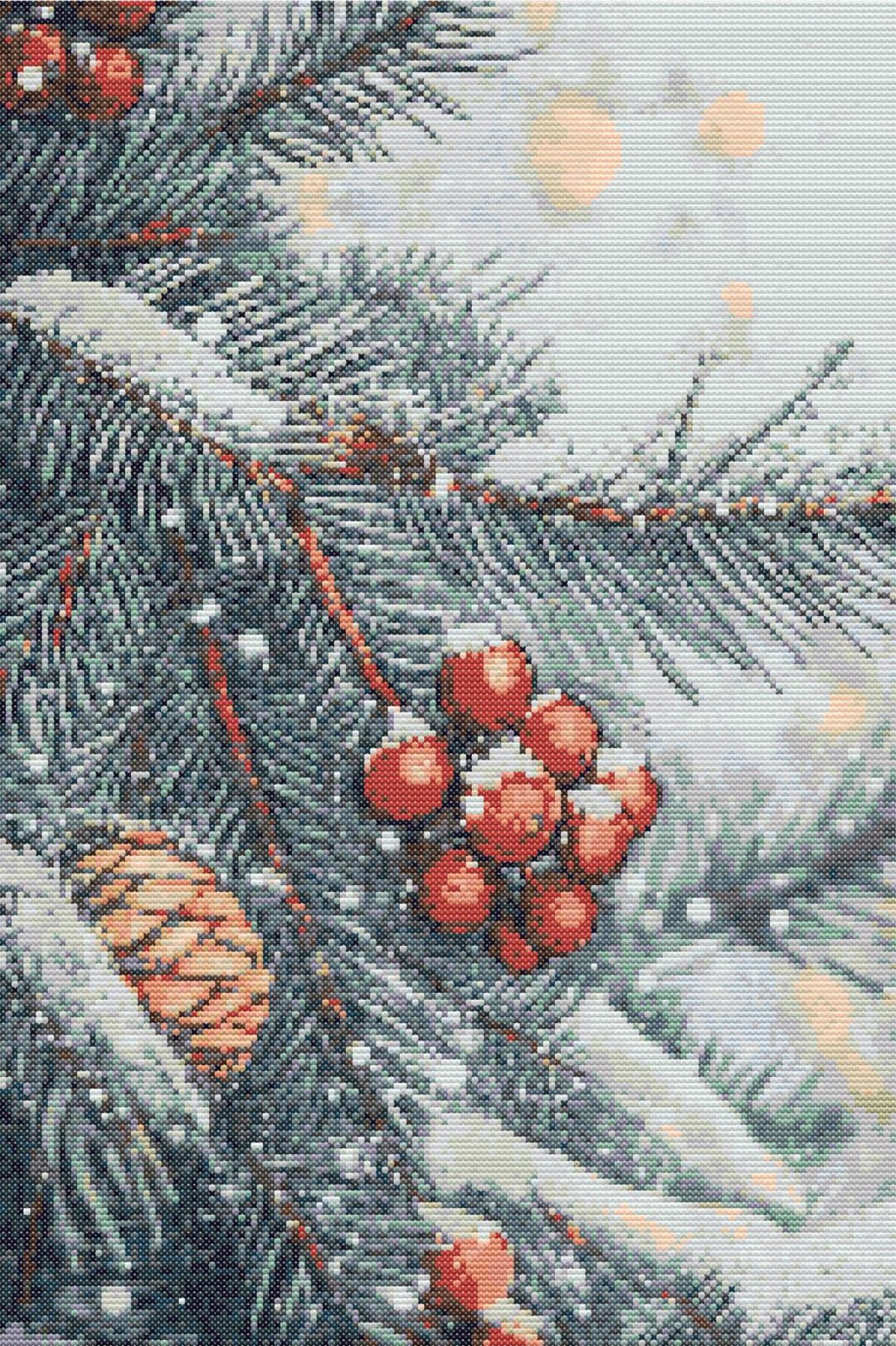 Christmas Tree Snow Cones Cross Stitch Pattern (PDF Digital File) - Etsy