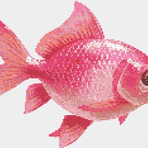 Summer Fish Cross Stitch Pattern Hawaii Vacation Cross Stitch printable PDF file Cross Stitch Chart Instant Download PDF