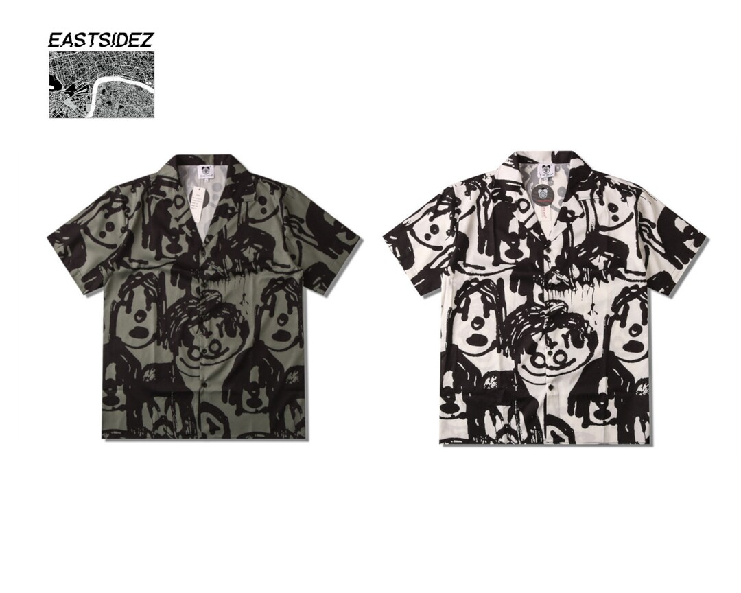 Vintage Oversized Graphic Button Down Hawaiian Button Down Shirt Unisex