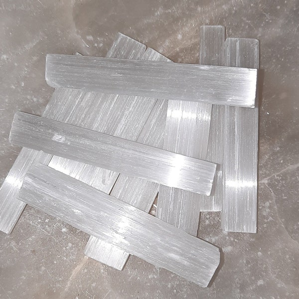 Selenite Sticks,Selenite Rods,Cleansing Stone,Healing Stone,Cleansing Tools,Calming Stone,Stone of Spirituality,Crown Chakra, Stone of Peace