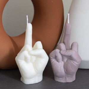 Middle Finger Candle | Funny Candle | Gift Candle | Fun Gift