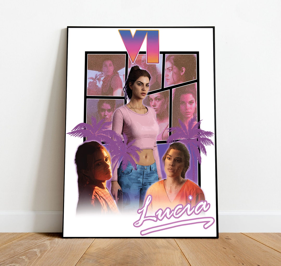 Gta 6 Vice City Poster, GTA Vice City Poster, Game Poster Wall Art