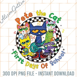 Primer día de clases, Pete el gato (Png), Bienvenido de nuevo a la escuela (Png), Pete el gato (Png), De vuelta a la escuela (Png), Gato lindo (Png), Preescolar (Png)