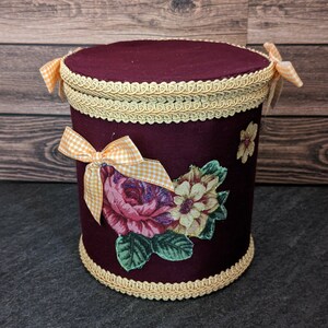 Tuscany Storage Can - Multipurpose Fabric Decorated Cans