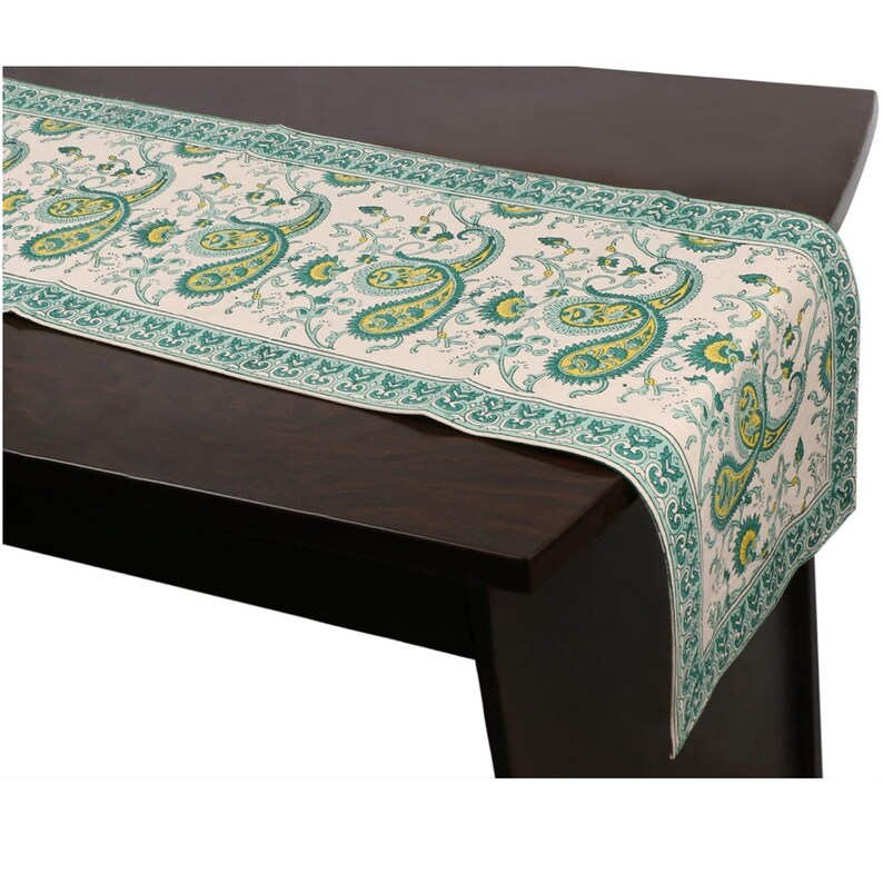 Paisley Table Runner Etsy