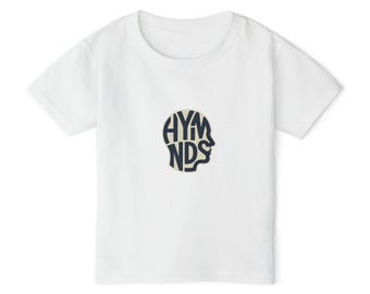 Highy Favored text toddler shirt | Hymnds logo toddler tee