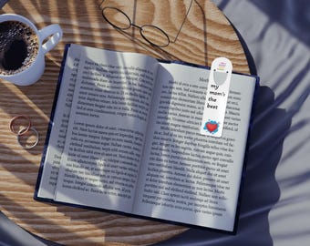 Aluminum Bookmark | Heart Arrow Floral Mom Reading Marker