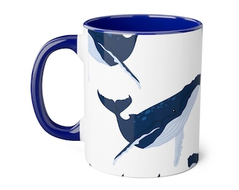 Blue Humpback Whale Mug