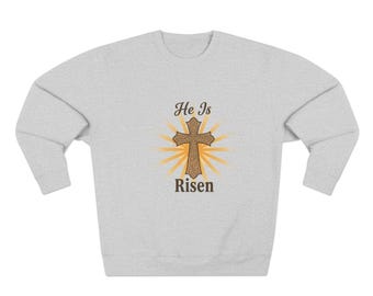 He Is Risen Cross sweatshirt | Empty Tomb crewneck