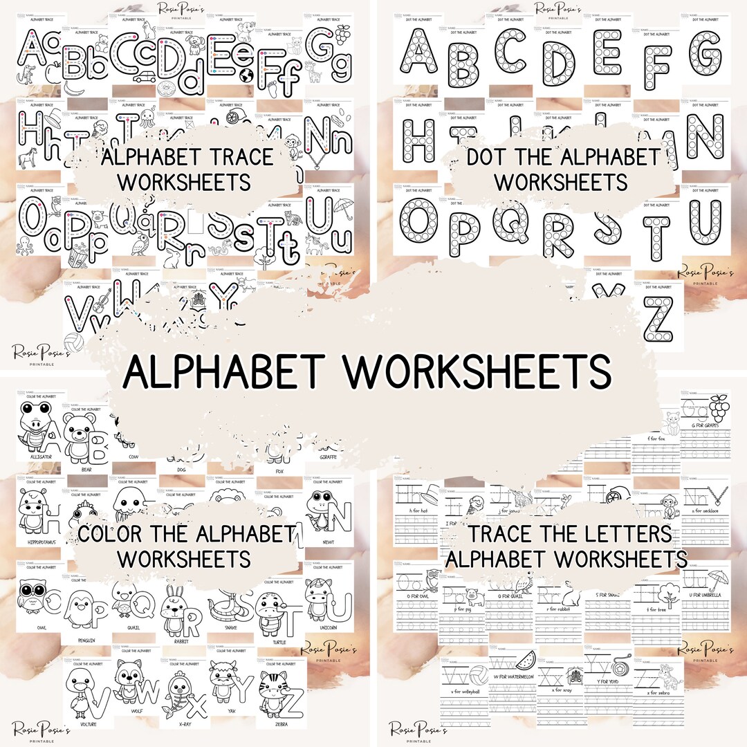 Alphabet Worksheets, Homeschool, Classroom, Learning, Abcs, Tracing ...