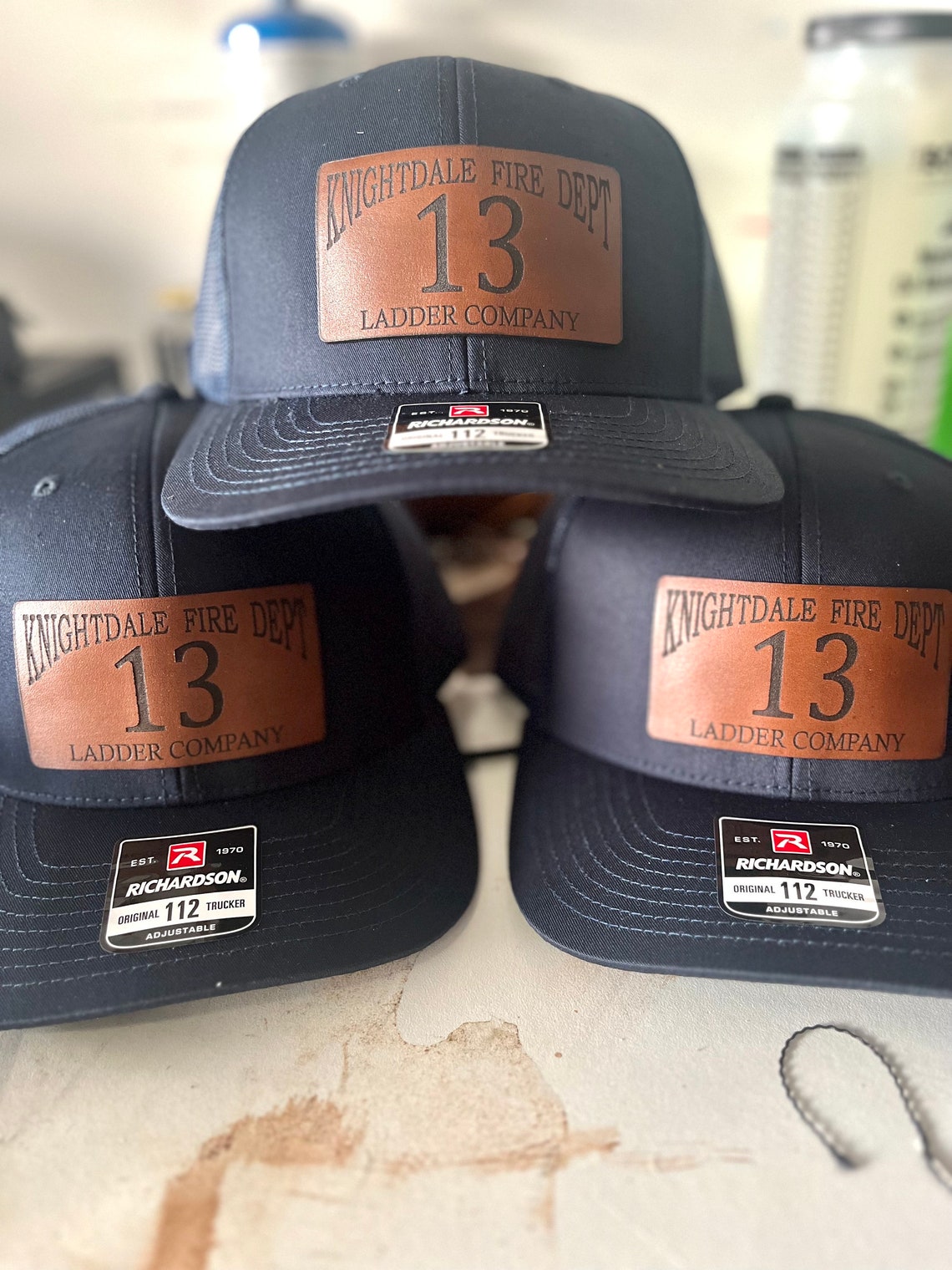FIRELANDS FALCONS LEATHER PATCH HAT