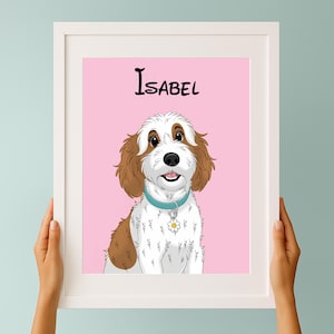 Unique Pet Portrait | Digital Print | Gifts for Birthday | Disney Pet Portrait | Cartoon Style | Cat & Dog Portrait | Custom Cat Gift