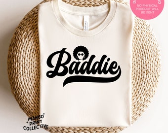 Baddie SVG, Birthday Baddie, Sassy Svg, Savage svg PNG, Cut Files for Cricut and Silhouette Cutting/Craft Machines, Sublimation Transfer