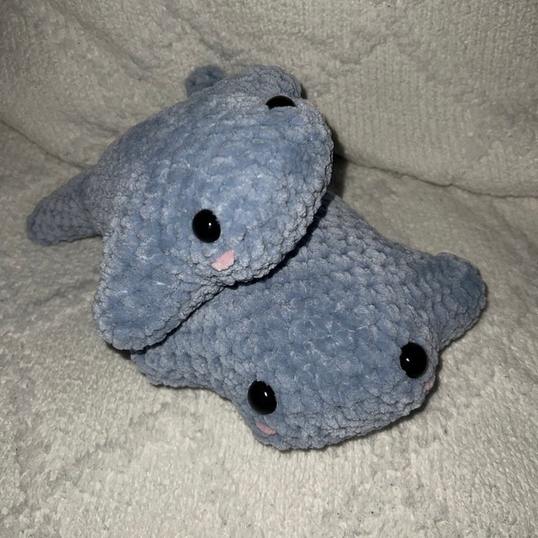 Custom Made Crochet Stingray Plush