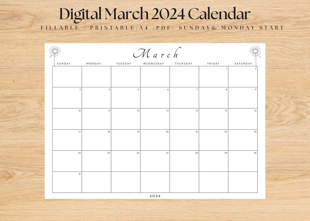 Editable March 2024 Calendar March Calendar Editable Calendar Printable editable-march-2024-calendar-march-calendar-editable-calendar-printable