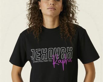 Jehovah Rapha Healing Unisex T-shirt, Healing Christian Tee, Religious Healing Shirt, Spiritual Apparel, Prayer Gift Healing