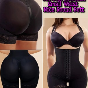 Zip Crotch BBL Lipo Waist Training Faja Shapewear Medium 