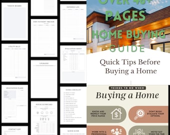 Ultimate Home Buying Planner, Real Estate Guide (Digital Download)