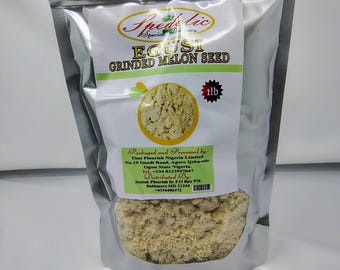 pure grinded egusi 1lbs.