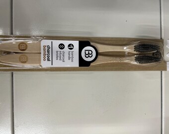 Charcoal bamboo tooth brush(3packs)
