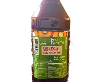 Nigerian red oil(palm oil) 2 litres.