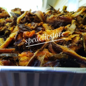 Dried Fish (Eja Kika without Heads) (1LB)This fish is not whole it’s already shredded and head taken off.