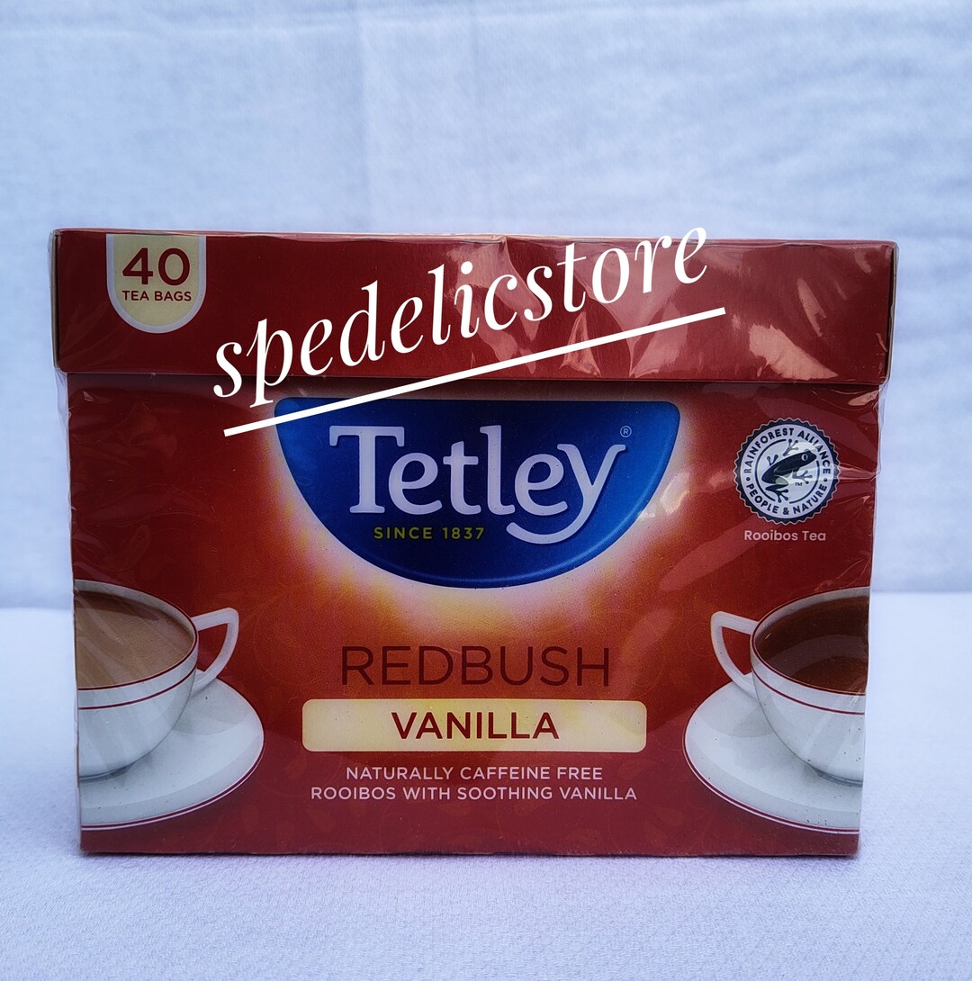 Tetley Redbush Vanilla Tea Bags Etsy