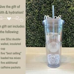 Loaded Tea Gift Set: 32oz Tumbler & Sugar-Free To-Go Packs