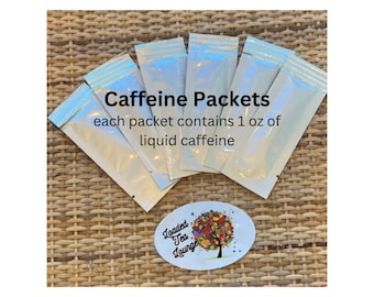 6-Pack of Caffeine for To-Go Loaded Tea Packs