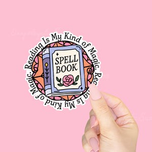 Bookish Vinyl Sticker: Waterproof Reader Gift for Kindle, Journal