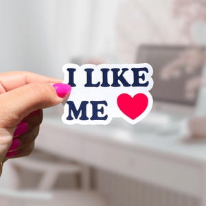 I Like Me Sticker | Sassy Sticker | Water Bottle & Laptop Decal | Sticker for Kindle and iPad | Waterproof Vinyl Sticker | Snarky Sticker