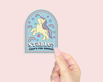 Funny Mental Health Sticker for Laptops, Journals, Water Bottles - Relatable Gift for Friends - Vinyl Sticker for Dark Humor Lovers