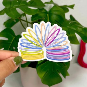 90s Nostalgia Waterproof Vinyl Sticker