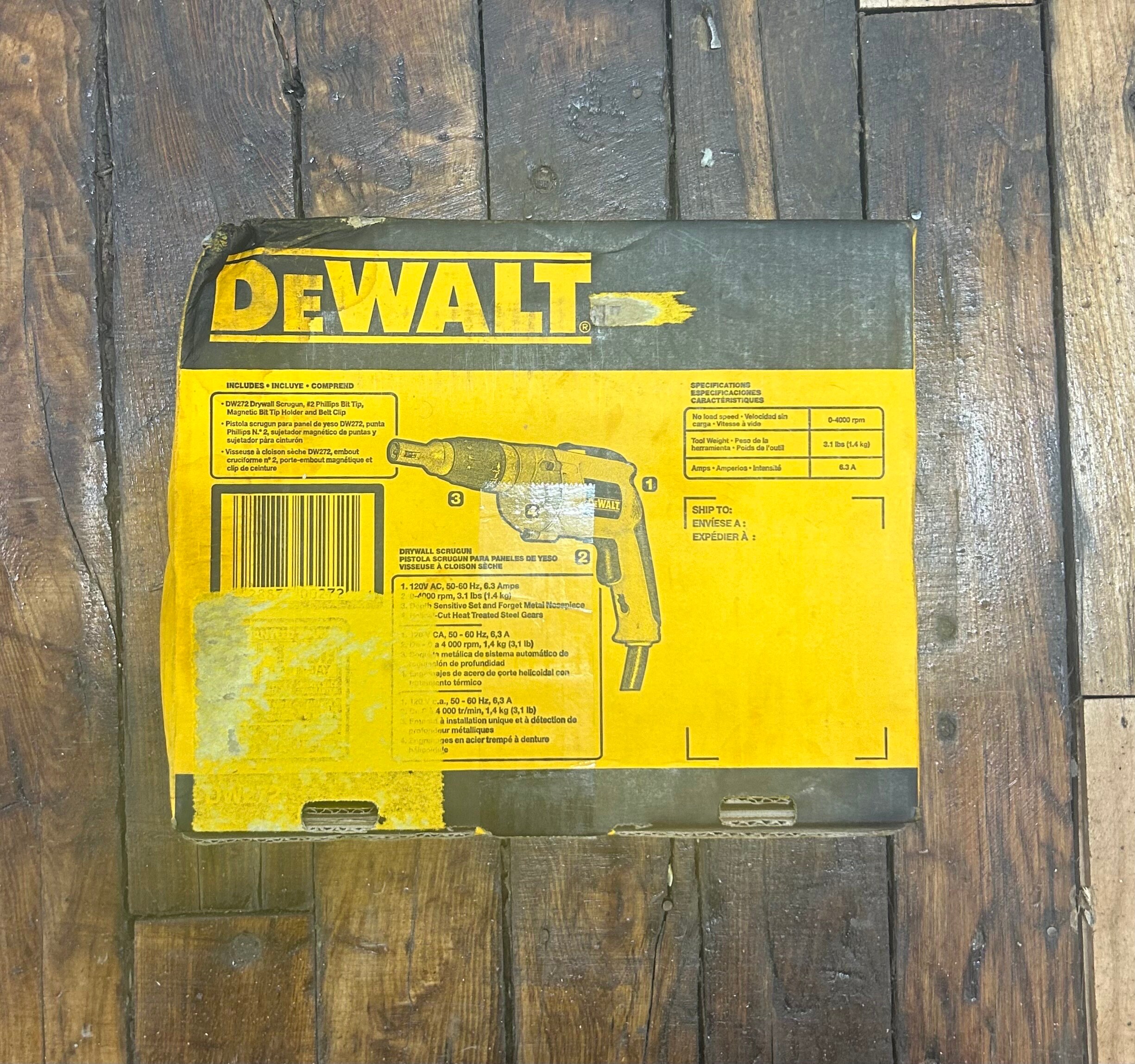 Dewalt Drywall Screw Gun DW272 Variable Speed Reversible Etsy