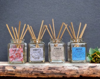 Mini Reed Diffuser **REFILL ONLY**, Scented Reed Diffuser, Natural Reed Diffuser, Room Fragrance