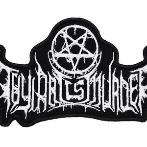 Thy Art Is Murder Embroidered Sew-on Patch | Pentagram Australian Deathcore Music Band Logo