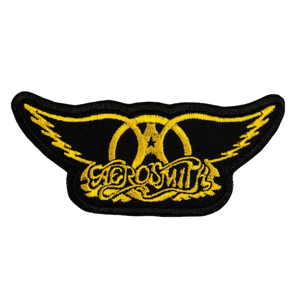Aerosmith Embroidered Sew-on Patch | American Hard Blues Rock Rock And Roll Glam Metal Band Logo