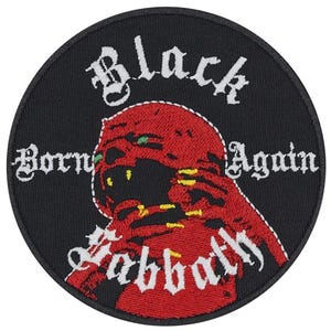 Black Sabbath Born Again Embroidered Sew-on Patch | English Heavy Metal Music Band Logo