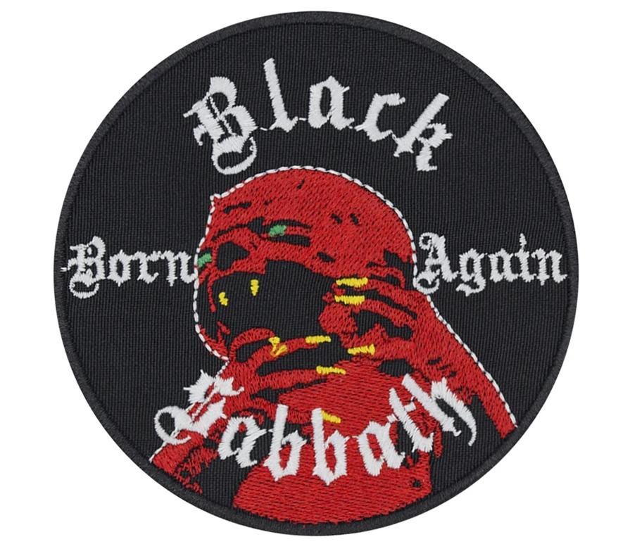 Black Sabbath Born Again Embroidered Sew-on Patch | English