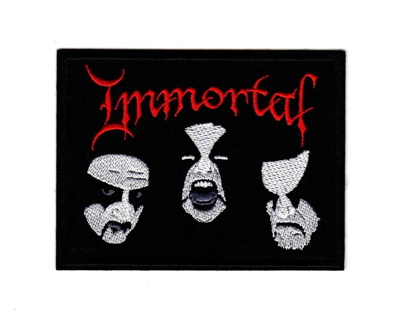 Immortal Emrboidered Sew-on Patch | Members' Faces Demonaz Doom Occulta ...