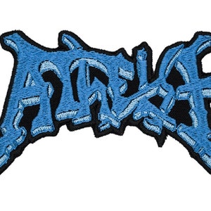 Atheist Embroidered Sew-on Patch | American Technical Death Progressive Thrash Metal Music Band Logo