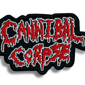 Cannibal Corpse Embroidered Sew-on Patch | American Death Metal Music Band Logo
